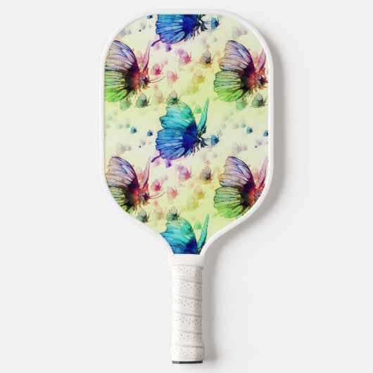Wasserfarben-Schmetterlinge Pickleball-Racket Pickleball Schläger (Vorderseite)