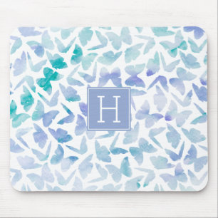 Wasserfarben-Schmetterlingsmuster Mousepad