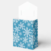 Wasserfarben-Schneeflocken-Muster Geschenkschachtel (Geöffnet)