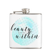 Wasserfarben-Schönheitsangebot Flachmann (Vorderseite)