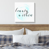 Wasserfarben-Schönheitsangebot Leinwanddruck (Insitu (Schlafzimmer))