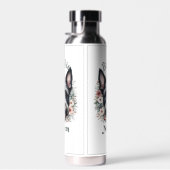 Wasserfarben-Schotte und Blumenrinde-Wasserflasche Trinkflasche (Rechts)