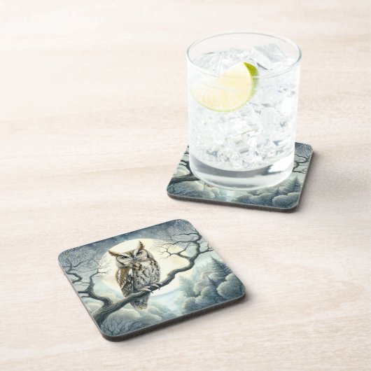 Wasserfarben-Schrei Getränkeuntersetzer (Rechte Seite)