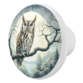 Wasserfarben-Schrei Keramikknauf (Rechts)