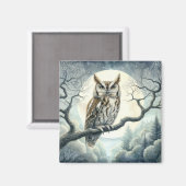 Wasserfarben-Schrei Magnet (Vorderseite/Rückseite)