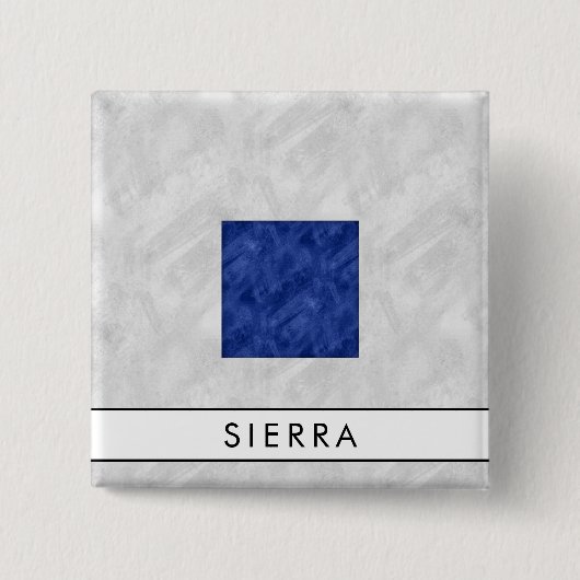 Wasserfarben-Seefahrtzeichen Button (Vorderseite)