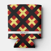 Wasserfarben-Seefahrtzeichen Dosenkühler (Rückseite)