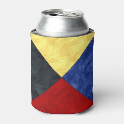 Wasserfarben-Seefahrtzeichen Dosenkühler (Kanne Vorderseite)