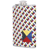 Wasserfarben-Seefahrtzeichen Flachmann (Links)