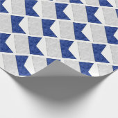 Wasserfarben-Seefahrtzeichen Geschenkpapier (Ecke)