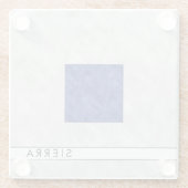 Wasserfarben-Seefahrtzeichen Glasuntersetzer (Rückseite)