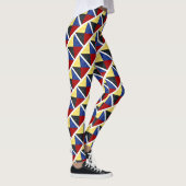 Wasserfarben-Seefahrtzeichen Leggings (Rechts)