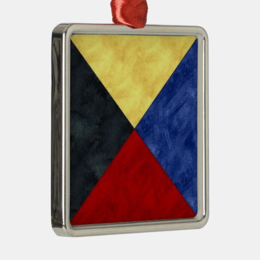 Wasserfarben-Seefahrtzeichen Ornament Aus Metall (Rechts)