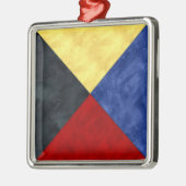 Wasserfarben-Seefahrtzeichen Ornament Aus Metall (Links)