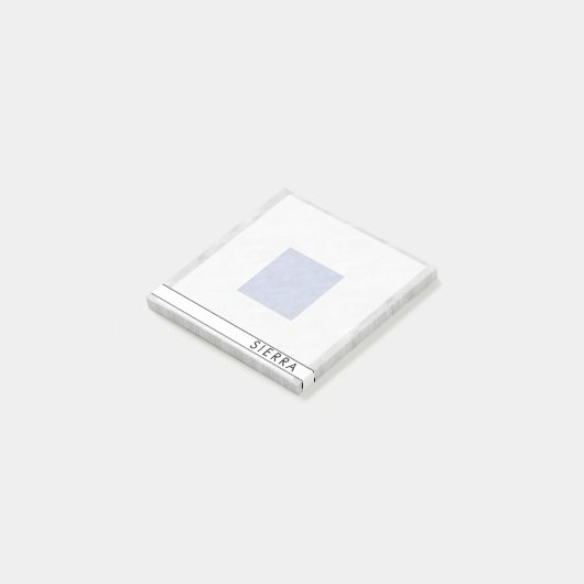 Wasserfarben-Seefahrtzeichen Post-it Klebezettel (angewinkelt)