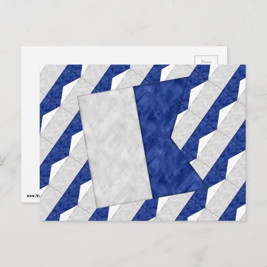 Wasserfarben-Seefahrtzeichen Postkarte (Vorne/Hinten)