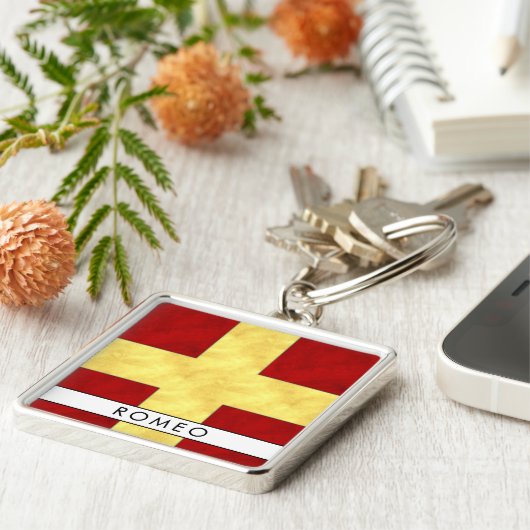 Wasserfarben-Seefahrtzeichen Schlüsselanhänger (Seite)