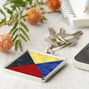 Wasserfarben-Seefahrtzeichen Schlüsselanhänger