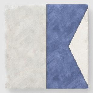 Wasserfarben-Seefahrtzeichen Steinuntersetzer