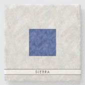 Wasserfarben-Seefahrtzeichen Steinuntersetzer (Vorderseite)