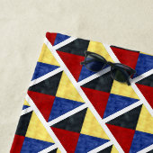 Wasserfarben-Seefahrtzeichen Strandtuch (Beispiel)