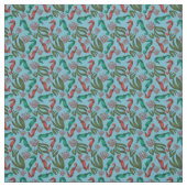 Wasserfarben-Seepferd-Muster Stoff (Muster)