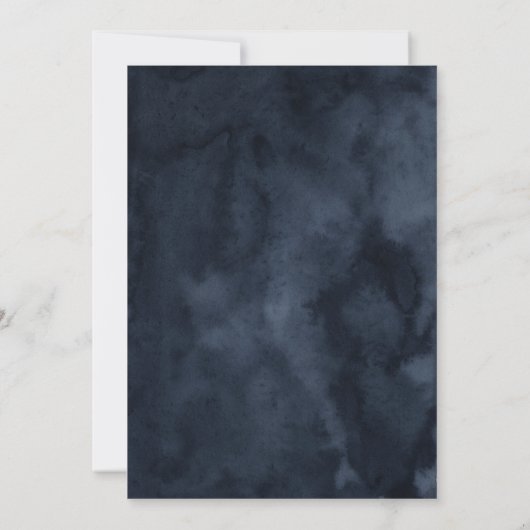 Wasserfarben Seezunge Seezunge Einladung (Rückseite)