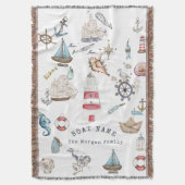 Wasserfarben: Segler Decke (Vorderseite Vertikal)