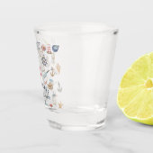 Wasserfarben: Segler Schnapsglas (Rechts)