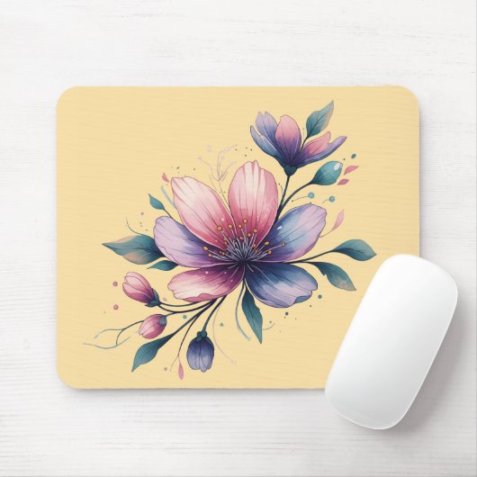 Wasserfarben-Serenity-Mousepad Mousepad (Mit Mouse)