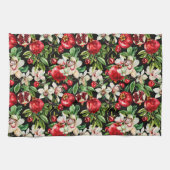 Wasserfarben skizziert detaillierte elegante Muste Geschirrtuch (Horizontal)