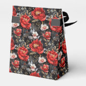 Wasserfarben skizziert detailliertes Muster reizvo Geschenkschachtel (Rückseite)