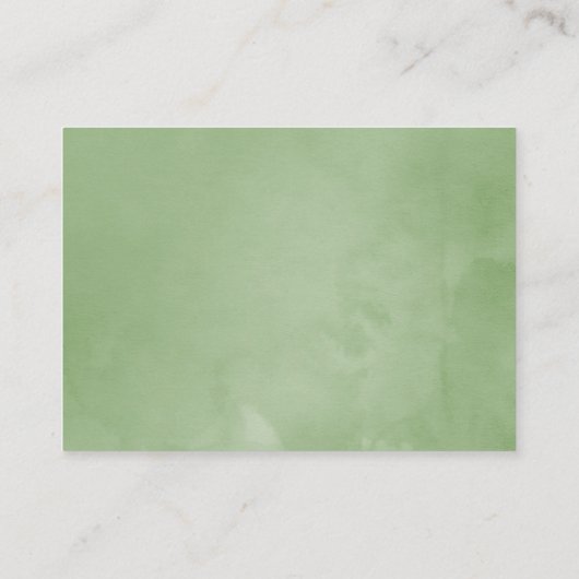 Wasserfarben-Sloth-Thema Babydusche Begleitkarte (Rückseite)