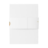 Wasserfarben-Sloth-Thema Babydusche Einladungsbanderole (Rückseitenbeispiel)