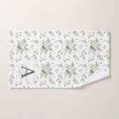 Wasserfarben Snowberry White Cedar Branch Weihnach Badhandtuch Set (Handtuch)