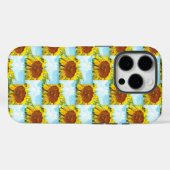 Wasserfarben Sommer Sonnenblumen Case-Mate iPhone Hülle (Rückseite (Horizontal))