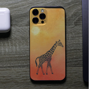 Wasserfarben-Sonnenaufgang-Giraffe Case-Mate iPhone Hülle