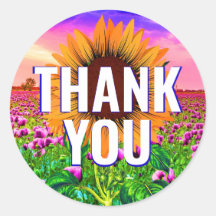 Wasserfarben-Sonnenblume - Blumenkohl - Danke-Aufk