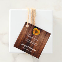 Wasserfarben Sonnenblume rustikales Holz danke