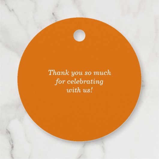 Wasserfarben Sonnenblumen und Pumpkiner Herbsthoch Geschenkanhänger (Rückseite)