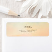 Wasserfarben Sonnenuntergang Cloud 9 Brautparty-Ad (Insitu)