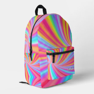 Wasserfarben Spiralschleife Swirl Bedruckter Rucksack