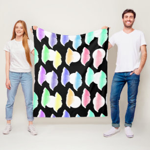 Wasserfarben-Splash! Fleecedecke