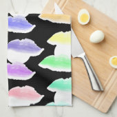 Wasserfarben-Splash! Geschirrtuch (Viertel Falte)