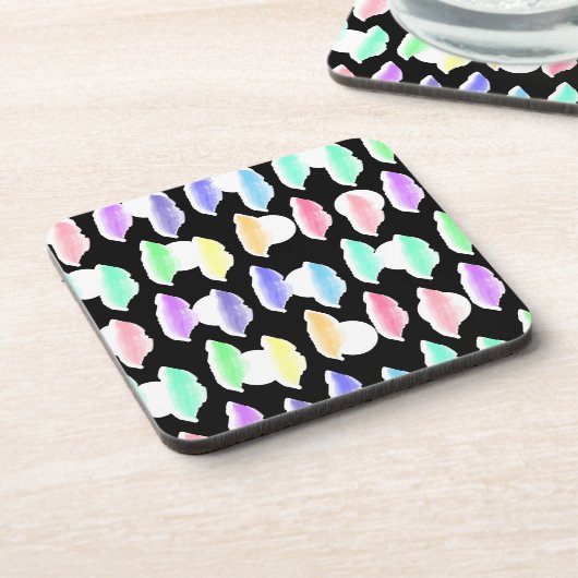 Wasserfarben-Splash! Getränkeuntersetzer (Linke Seite)