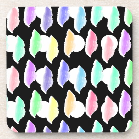 Wasserfarben-Splash! Getränkeuntersetzer (Vorderseite)