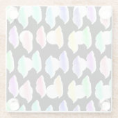 Wasserfarben-Splash! Glasuntersetzer (Rückseite)