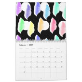 Wasserfarben-Splash! Kalender (Feb 2027)