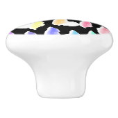 Wasserfarben-Splash! Keramikknauf (Seitenansicht)