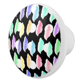 Wasserfarben-Splash! Keramikknauf (Rechts)